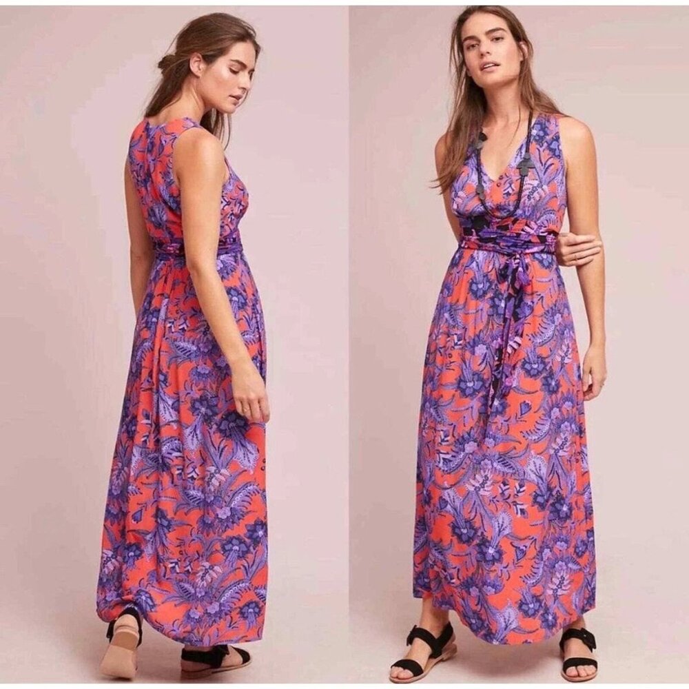 maeve by Anthropologie Macie Maxi Dress Size 12